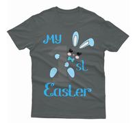 T-shirt maglietta personalizzata My First Easter Cute Bunny Family Matching...