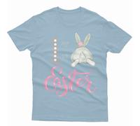 T-shirt maglietta personalizzata My First Easter Cute Bunny Family Matching...
