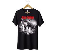 T-Shirt Maglietta Pulp Fiction Uma Thurman Tshirt Film Famosi S M L XL XXL Nera