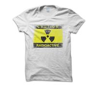 T-Shirt Maglietta Radioactive Bandiera Simbolo Videogame Zombie Walking Dead