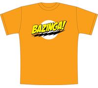T-SHIRT MAGLIETTA S - M - L - XL "BAZINGA" Sheldon BIG BANG TEORY NERD regalo