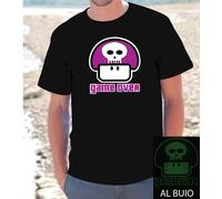 T-SHIRT MAGLIETTA S - M - L - XL SUPER MARIO GAME OVER "LUMINESCENTE"