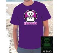 T-SHIRT MAGLIETTA S - M - L - XL SUPER MARIO GAME OVER "LUMINESCENTE"
