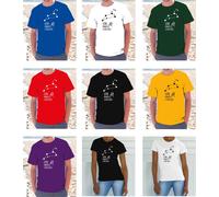 T-SHIRT MAGLIETTA Segno Zodiacale LEONE Uomo Donna Oroscopo LEO regalo