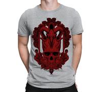 T-shirt maglietta Skull Skeleton Horror Scary Retro Vintage Uomo Donna #TA-25