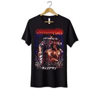 T-Shirt Maglietta Splatter Chainsaw Man Anime Tshirt Uomo Donna Bambino Regalo