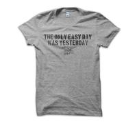 T-Shirt Maglietta The Only Easy Day Motto Navy Selas US Army Militare Uomo