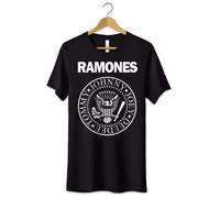 T-Shirt Maglietta The Ramones Punk Rocker Tshirt Fans Musica Rock Idea Regalo