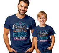 T-Shirt Maglietta Uomo Bambini Creativity Is Nothing Mental Health...