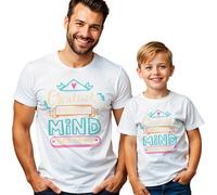 T-Shirt Maglietta Uomo Bambini Creativity Is Nothing Mental Health...