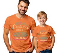 T-Shirt Maglietta Uomo Bambini Creativity Is Nothing Mental Health...