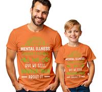 T-Shirt Maglietta Uomo Bambini Malattia Cervello Salute Mentale...