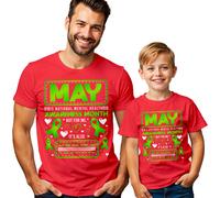 T-Shirt Maglietta Uomo E Bambini Maggio Mese della Consapevolezza Salute...