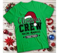 T-shirt maglietta uomo e donna Christmas Crew Making Memories Together #MC
