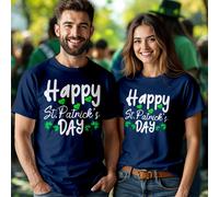 T-shirt maglietta uomo e donna Happy Funny St. Patricks Day Irish Green...