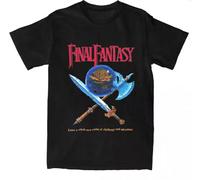 T-SHIRT MAGLIETTA UOMO ESTATE FINAL FANTASY VIDEOGAME CASUAL RETROGAMING