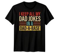 T-shirt maglietta uomo I Keep All My Dad Jokes Funny Fathers Day Best Daddy...