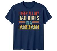 T-shirt maglietta uomo I Keep All My Dad Jokes Funny Fathers Day Best Daddy...
