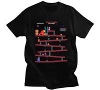 T-SHIRT MAGLIETTA UOMO MEN ESTATE DONKEY KONG CLASSIC ARCADE GAME CLOTHING