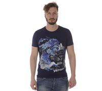 T shirt Maglietta Versace Jeans Sweatshirt EXTRASLIM Uomo Blu B3GRA73A 239