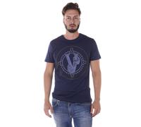 T shirt Maglietta Versace Jeans Sweatshirt REGULAR Cotone Uomo Blu B3GQA780 200