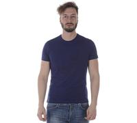 T shirt Maglietta Versace Jeans Sweatshirt SLIM Cotone Uomo Blu B3GRA77C 239