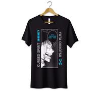 T-Shirt Maglietta Yuta Jujutsu Kaisen Anime Tshirt Nera Unisex S M L XL XXL