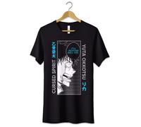 T-Shirt Maglietta Yuta Jujutsu Kaisen Anime Tshirt Nera Unisex S M L XL XXL