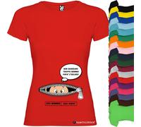 T-shirt Mamma Tasca Papà Geloso Bimbo Bimba Premaman