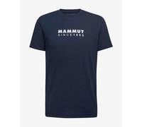 T-shirt Mammut Core Logo manica corta blu navy bianco - S