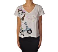 T-shirt manica corta da Donna Patrizia Pepe Colore Bianco