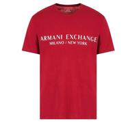 T-shirt Manica Corta Uomo Armani AX Logo 8NZT72 U5059 Corallo