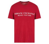 T-shirt Manica Corta Uomo Armani AX Logo 8NZT72 U5059 Corallo