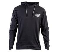 T-Shirt manica lunga con cappuccio CAT - UPF Defender Long Sleeve Tee Black