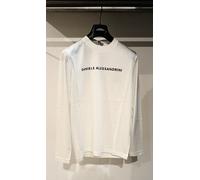 T-shirt manica lunga DANIELE ALESSANDRINI uomo DA1FW26T004 bianco nero