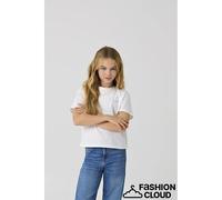 Only Top Kogmaiken Life Cropheart SS Jrs Noos Bianco 9-10A