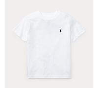 T-Shirt Col Rond Jersey De Coton Kids 832904 by Polo Ralph Lauren 8A Bianco