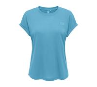 T-shirt maniche corte Blu S Tinta unita