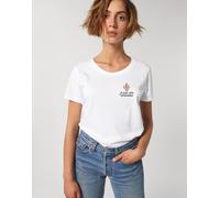 T-Shirt Maniche Corte Donna Colore Bianco JE SUIS UNE PRINCESSE COEUR
