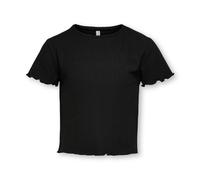 Maglietta da ragazza Only kids maniche corte Col rond Nella Noir 7/8 anni