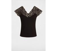 T-shirt maniche corte Nero M Tinta unita