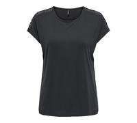 T-shirt maniche corte Nero XS Tinta unita