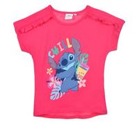 T-Shirt Maniche Corte Stitch Disney Maglia per Bambini in Cotone