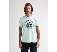 T-shirt maniche corte Verde L Fantasia