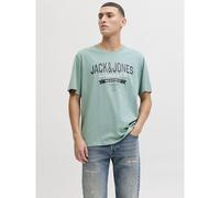 JACK & JONES Jjelogo Tee S O-Neck 2 col Ss26 SN, Blu Minerale, L