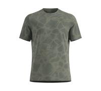 Odlo Zeroweight Engineered Chill - Tec Camicia Da Corsa Uomini Oliva