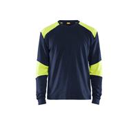 T-shirt maniche lunghe Blaklader Bleu 4XL