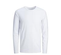 T-shirt maniche lunghe Jack & Jones Basic o-neck Blanc 2XL