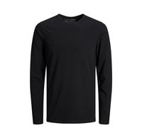 T-shirt maniche lunghe Jack & Jones Basic o-neck Noir L