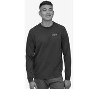 Top a maniche lunghe Patagonia L/s P-6 Logo Responsabili-tee (Nero) M